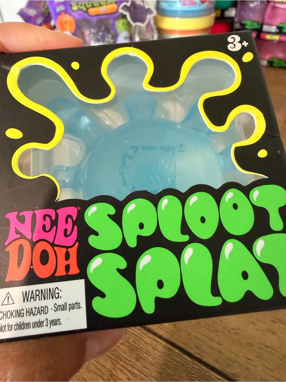 NIB NeeDoh Sploot Splat Authentic - BLUE! SHIPS FAST.